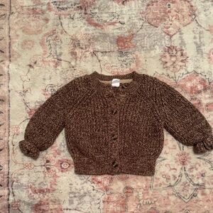 GAP Toddler Brown Knit Sweater